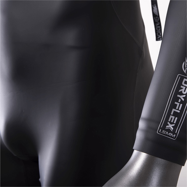 2026 HO Sports Syndicate Dry -Flex 1.5mm Langærmet Back Zip Shorty Våddragt HA-WET-SYN-LS - Black